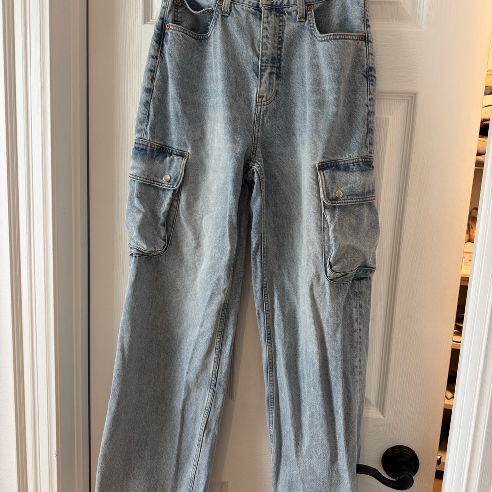 Denim Forum Cargo Jeans